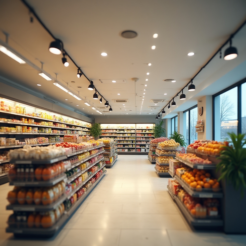 Sistem de supraveghere instalat în magazin alimentar